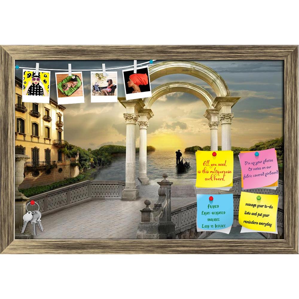 ArtzFolio Gondolier`S Route Printed Bulletin Board Notice Pin Board Soft Board | Framed-Bulletin Boards Framed-AZSAO13897151BLB_FR_L-Image Code 5001183 Vishnu Image Folio Pvt Ltd, IC 5001183, ArtzFolio, Bulletin Boards Framed, Abstract, Surrealism, Digital Art, gondolier`s, route, printed, bulletin, board, notice, pin, soft, framed, pin up board, push pin board, extra large cork board, big pin board, notice board, small bulletin board, cork board, wall notice board, giant cork board, bulletin board, office 