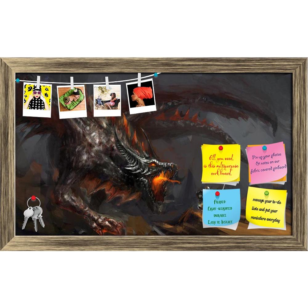ArtzFolio Fantasy Scene Knight Fighting Dragon Printed Bulletin Board Notice Pin Board Soft Board | Framed-Bulletin Boards Framed-AZSAO13913676BLB_FR_L-Image Code 5001184 Vishnu Image Folio Pvt Ltd, IC 5001184, ArtzFolio, Bulletin Boards Framed, Fantasy, Fine Art Reprint, scene, knight, fighting, dragon, printed, bulletin, board, notice, pin, soft, framed, pin up board, push pin board, extra large cork board, big pin board, notice board, small bulletin board, cork board, wall notice board, giant cork board,