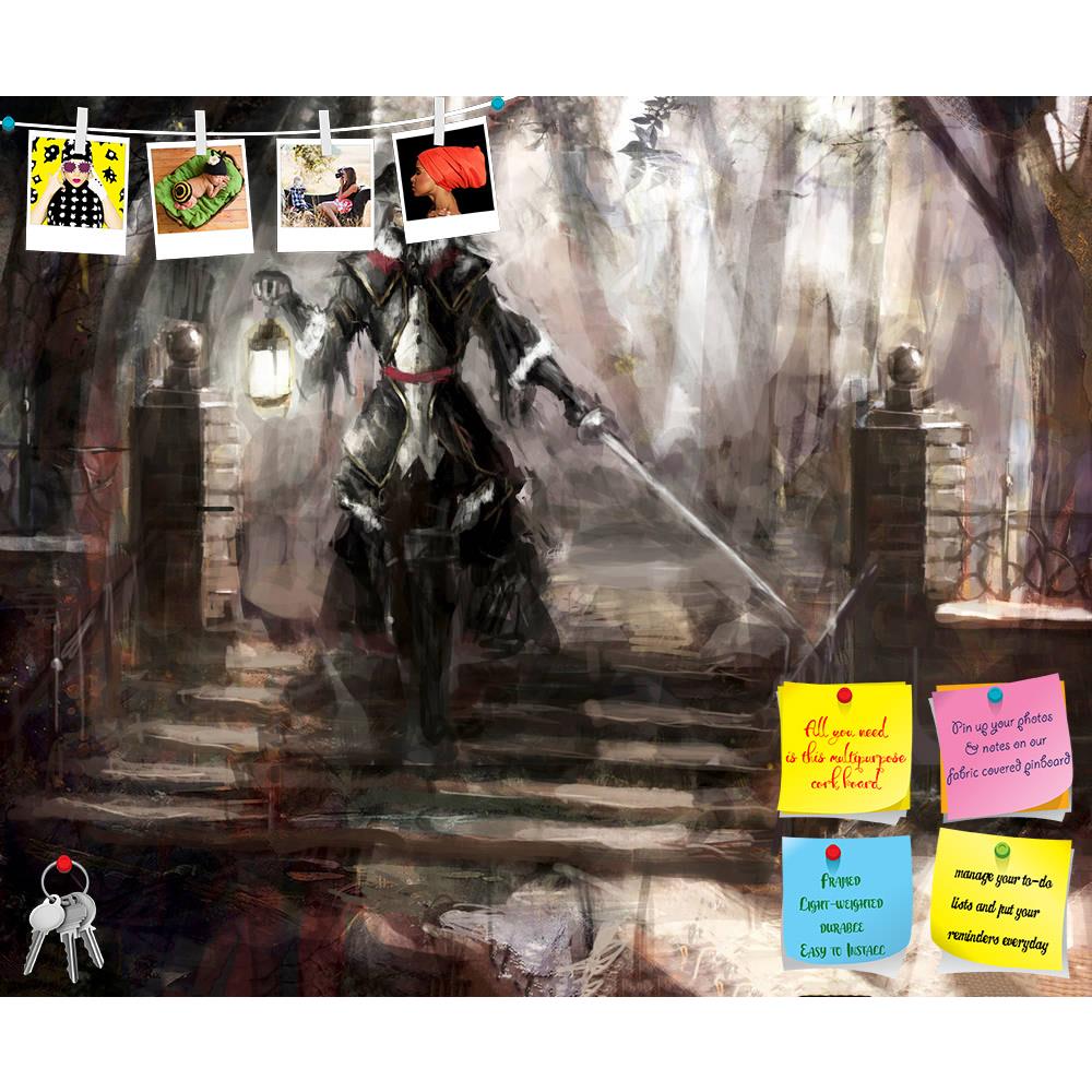 ArtzFolio Pirate General Walking Through Forest Printed Bulletin Board Notice Pin Board Soft Board | Frameless-Bulletin Boards Frameless-AZSAO13913686BLB_FL_L-Image Code 5001185 Vishnu Image Folio Pvt Ltd, IC 5001185, ArtzFolio, Bulletin Boards Frameless, Fantasy, Fine Art Reprint, pirate, general, walking, through, forest, printed, bulletin, board, notice, pin, soft, frameless, pin up board, push pin board, extra large cork board, big pin board, notice board, small bulletin board, cork board, wall notice b