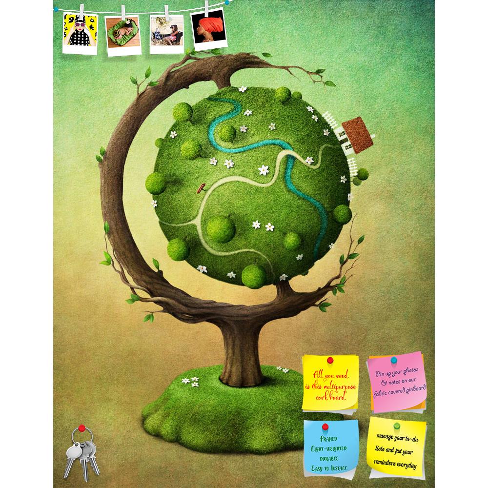 ArtzFolio Globe With House Garden & Road Printed Bulletin Board Notice Pin Board Soft Board | Frameless-Bulletin Boards Frameless-AZSAO13924776BLB_FL_L-Image Code 5001189 Vishnu Image Folio Pvt Ltd, IC 5001189, ArtzFolio, Bulletin Boards Frameless, Conceptual, Kids, Digital Art, globe, with, house, garden, road, printed, bulletin, board, notice, pin, soft, frameless, illustration, greeting, card, computer, graphics, pin up board, push pin board, extra large cork board, big pin board, notice board, small bul