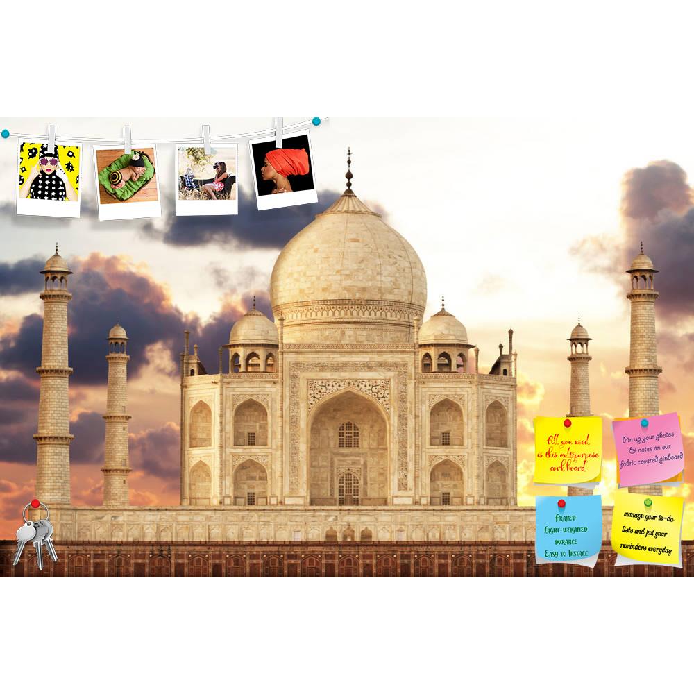 ArtzFolio Sunset Over Taj Mahal Agra India Printed Bulletin Board Notice Pin Board Soft Board | Frameless-Bulletin Boards Frameless-AZSAO13925268BLB_FL_L-Image Code 5001193 Vishnu Image Folio Pvt Ltd, IC 5001193, ArtzFolio, Bulletin Boards Frameless, Places, Religious, Photography, sunset, over, taj, mahal, agra, india, printed, bulletin, board, notice, pin, soft, frameless, mausoleum, uttar, pradesh, pin up board, push pin board, extra large cork board, big pin board, notice board, small bulletin board, co