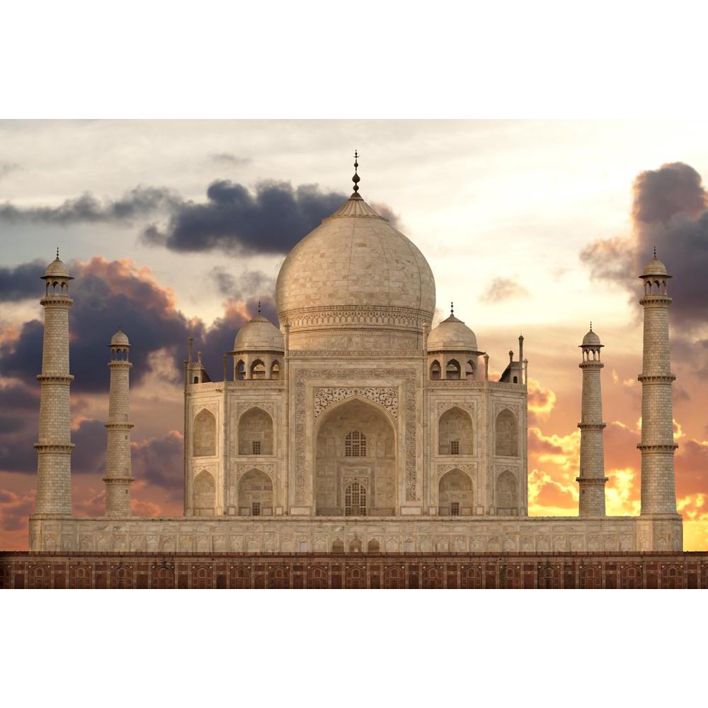 Sunset Over Taj Mahal Agra India Canvas Painting Synthetic Frame-Paintings MDF Framing-AFF_FR-IC 5001193 IC 5001193, Allah, Arabic, Architecture, Asian, Automobiles, Black and White, Culture, Ethnic, Hinduism, Holidays, Indian, Islam, Landscapes, Love, Marble, Marble and Stone, People, Places, Religion, Religious, Romance, Scenic, Signs and Symbols, Sunrises, Sunsets, Symbols, Traditional, Transportation, Travel, Tribal, Vehicles, White, World Culture, sunset, over, taj, mahal, agra, india, canvas, painting
