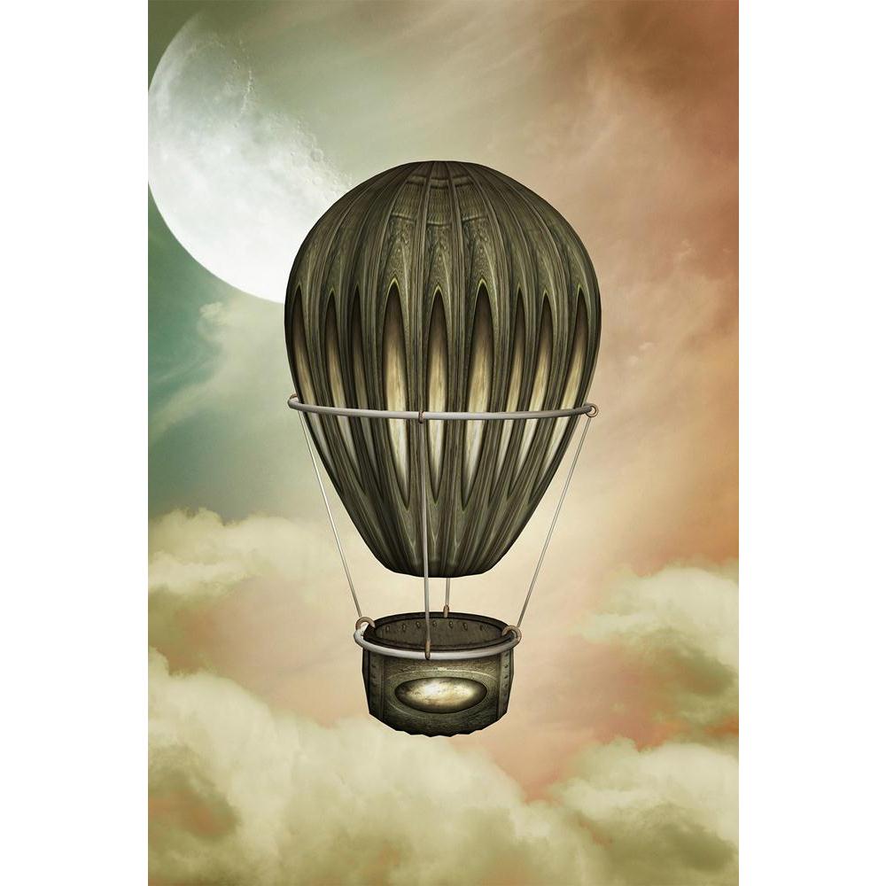 ArtzFolio Air Balloon With Moon Unframed Paper Poster-Paper Posters Unframed-AZART13932140POS_UN_L-Image Code 5001194 Vishnu Image Folio Pvt Ltd, IC 5001194, ArtzFolio, Paper Posters Unframed, Fantasy, Kids, Landscapes, Digital Art, air, balloon, with, moon, unframed, paper, poster, wall, large, size, for, living, room, home, decoration, big, framed, decor, posters, pitaara, box, modern, art, frame, bedroom, amazonbasics, door, drawing, small, decorative, office, reception, multiple, friends, images, reprin