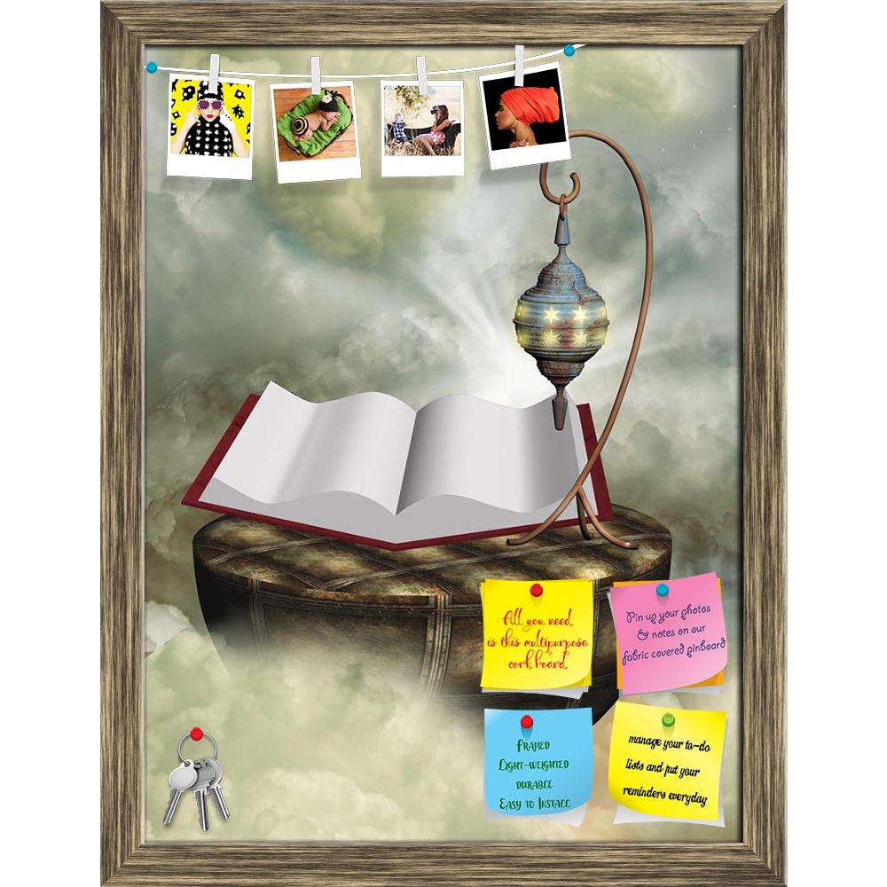 ArtzFolio Magic Book With Lamp Printed Bulletin Board Notice Pin Board Soft Board | Framed-Bulletin Boards Framed-AZSAO13932141BLB_FR_L-Image Code 5001195 Vishnu Image Folio Pvt Ltd, IC 5001195, ArtzFolio, Bulletin Boards Framed, Fantasy, Kids, Landscapes, Digital Art, magic, book, with, lamp, printed, bulletin, board, notice, pin, soft, framed, steampuk, scene, old, pin up board, push pin board, extra large cork board, big pin board, notice board, small bulletin board, cork board, wall notice board, giant 