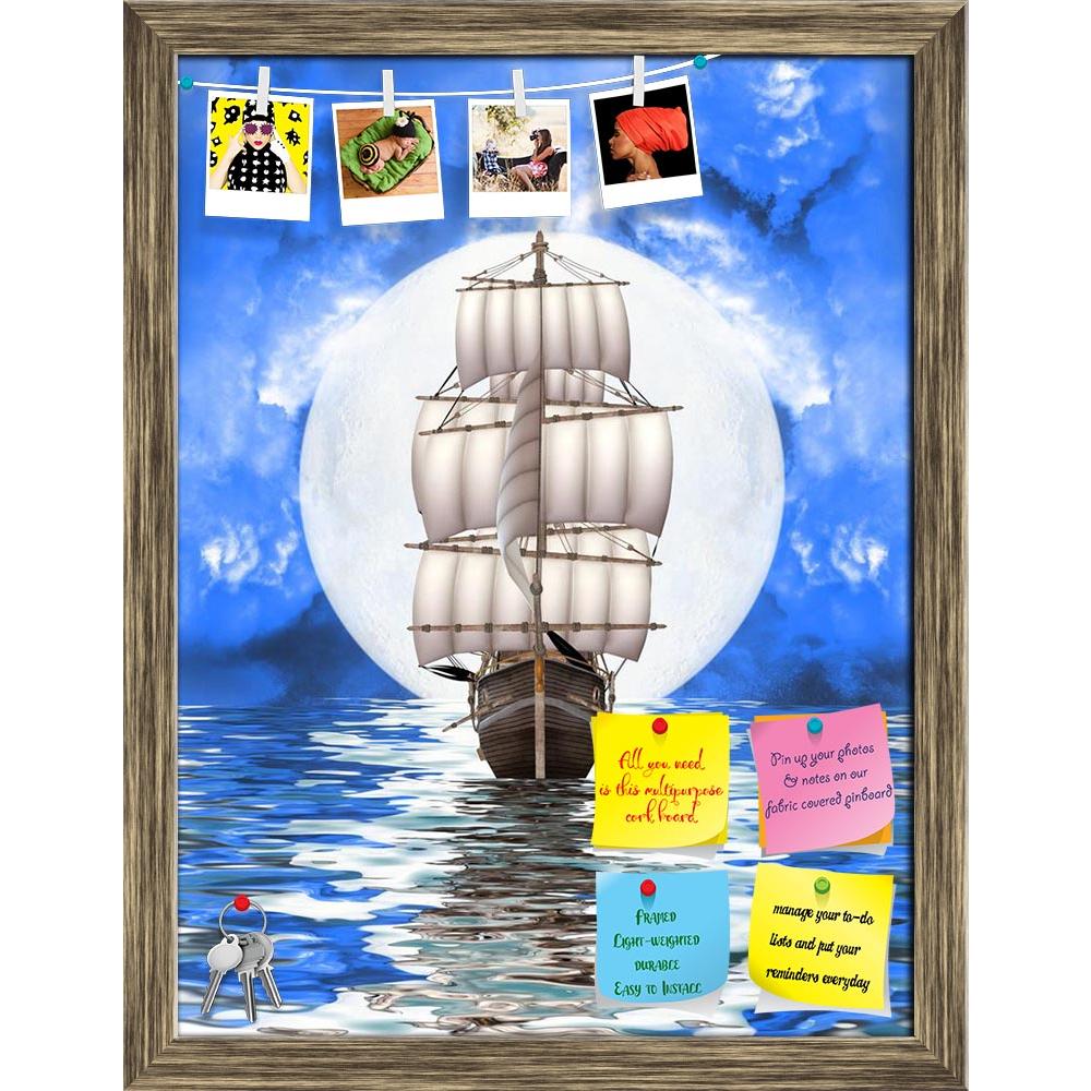 ArtzFolio Ship In A Fantasy Landscape Printed Bulletin Board Notice Pin Board Soft Board | Framed-Bulletin Boards Framed-AZSAO13932151BLB_FR_L-Image Code 5001199 Vishnu Image Folio Pvt Ltd, IC 5001199, ArtzFolio, Bulletin Boards Framed, Kids, Landscapes, Fine Art Reprint, ship, in, a, fantasy, landscape, printed, bulletin, board, notice, pin, soft, framed, abandoned, old, pirate, pin up board, push pin board, extra large cork board, big pin board, notice board, small bulletin board, cork board, wall notice 