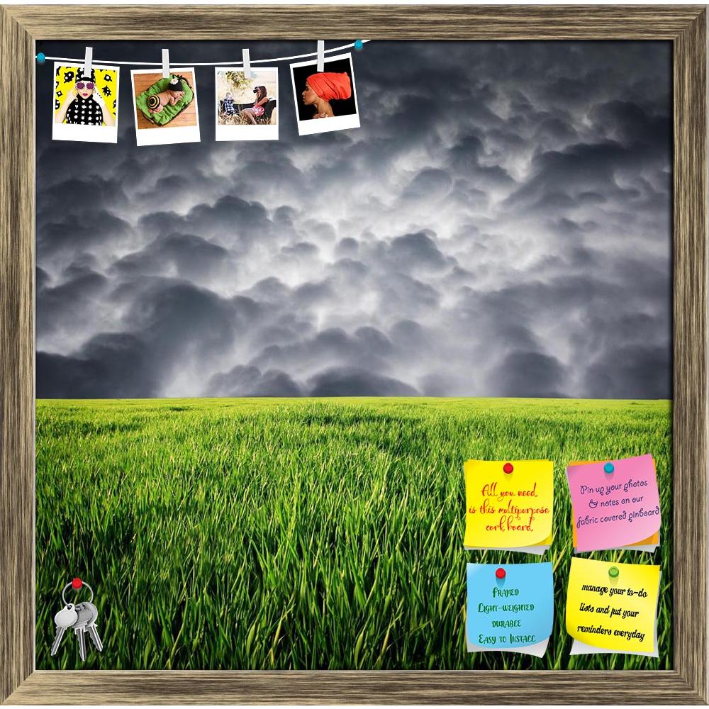 ArtzFolio Green Grass & Storm Sky With Clouds Printed Bulletin Board Notice Pin Board Soft Board | Framed-Bulletin Boards Framed-AZSAO13966607BLB_FR_L-Image Code 5001206 Vishnu Image Folio Pvt Ltd, IC 5001206, ArtzFolio, Bulletin Boards Framed, Landscapes, Photography, green, grass, storm, sky, with, clouds, printed, bulletin, board, notice, pin, soft, framed, autumn, agriculture, background, beautiful, beauty, botany, color, country, cloud, cornfield, climate, cumulus, countryside, day, environment, ecolog