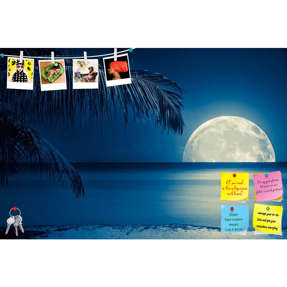 ArtzFolio Full Moon Reflected On Calm Water Printed Bulletin Board Notice Pin Board Soft Board | Frameless-Bulletin Boards Frameless-AZSAO13971811BLB_FL_L-Image Code 5001208 Vishnu Image Folio Pvt Ltd, IC 5001208, ArtzFolio, Bulletin Boards Frameless, Landscapes, Digital Art, full, moon, reflected, on, calm, water, printed, bulletin, board, notice, pin, soft, frameless, beautiful, tropical, beach, toned, blue, pin up board, push pin board, extra large cork board, big pin board, notice board, small bulletin 
