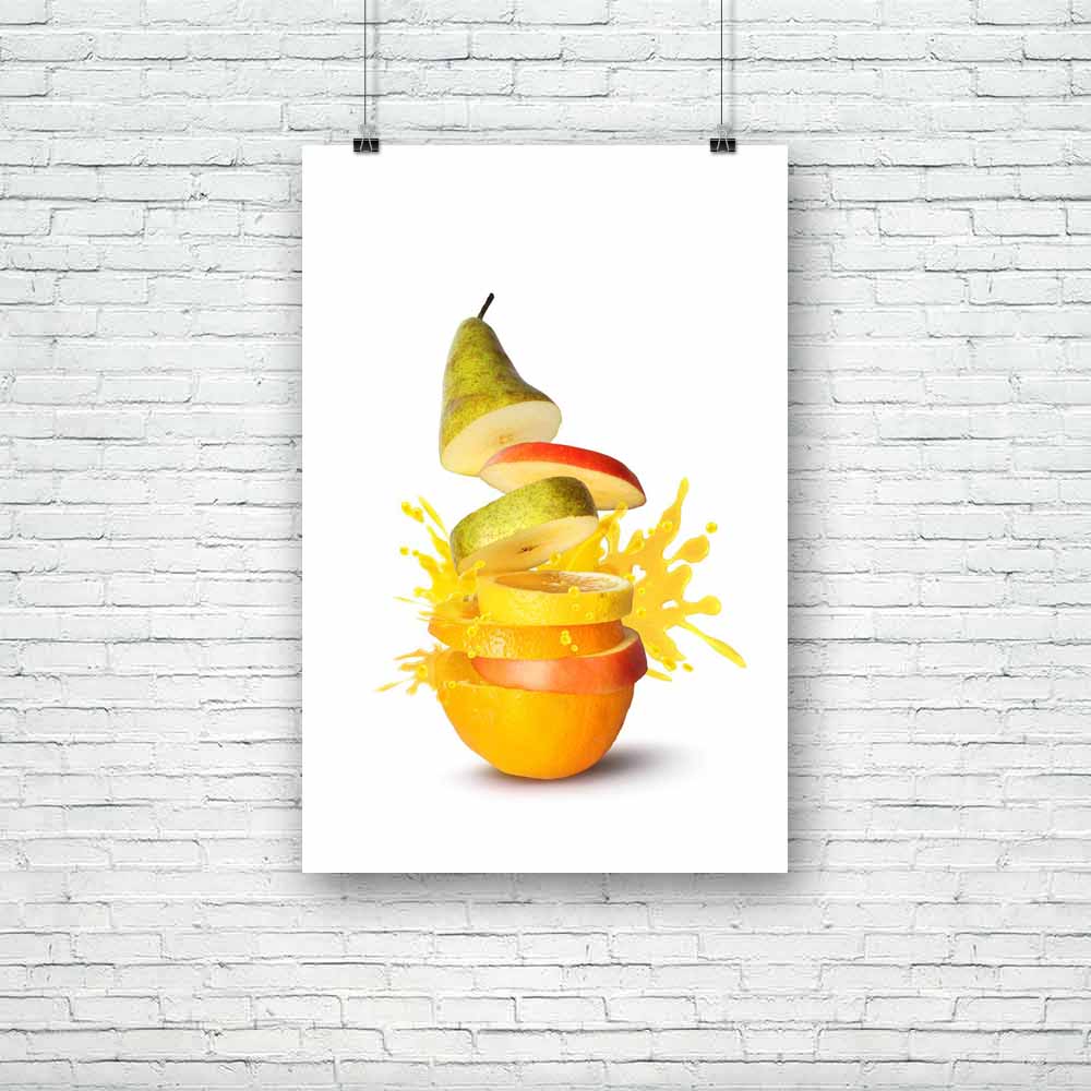 Fruit Juice Image Unframed Paper Poster-Paper Posters Unframed-POS_UN-IC 5001214 IC 5001214, Black and White, Cuisine, Food, Food and Beverage, Food and Drink, Fruit and Vegetable, Fruits, Splatter, Tropical, White, fruit, juice, image, unframed, paper, poster, splash, apple, background, color, drink, drop, energy, explosion, fresh, green, healthy, isolated, juicy, leaf, liquid, motion, orange, pear, pile, slice, splashing, sweet, tasty, vitamin, yellow, artzfolio, posters, wall posters, posters for room, p