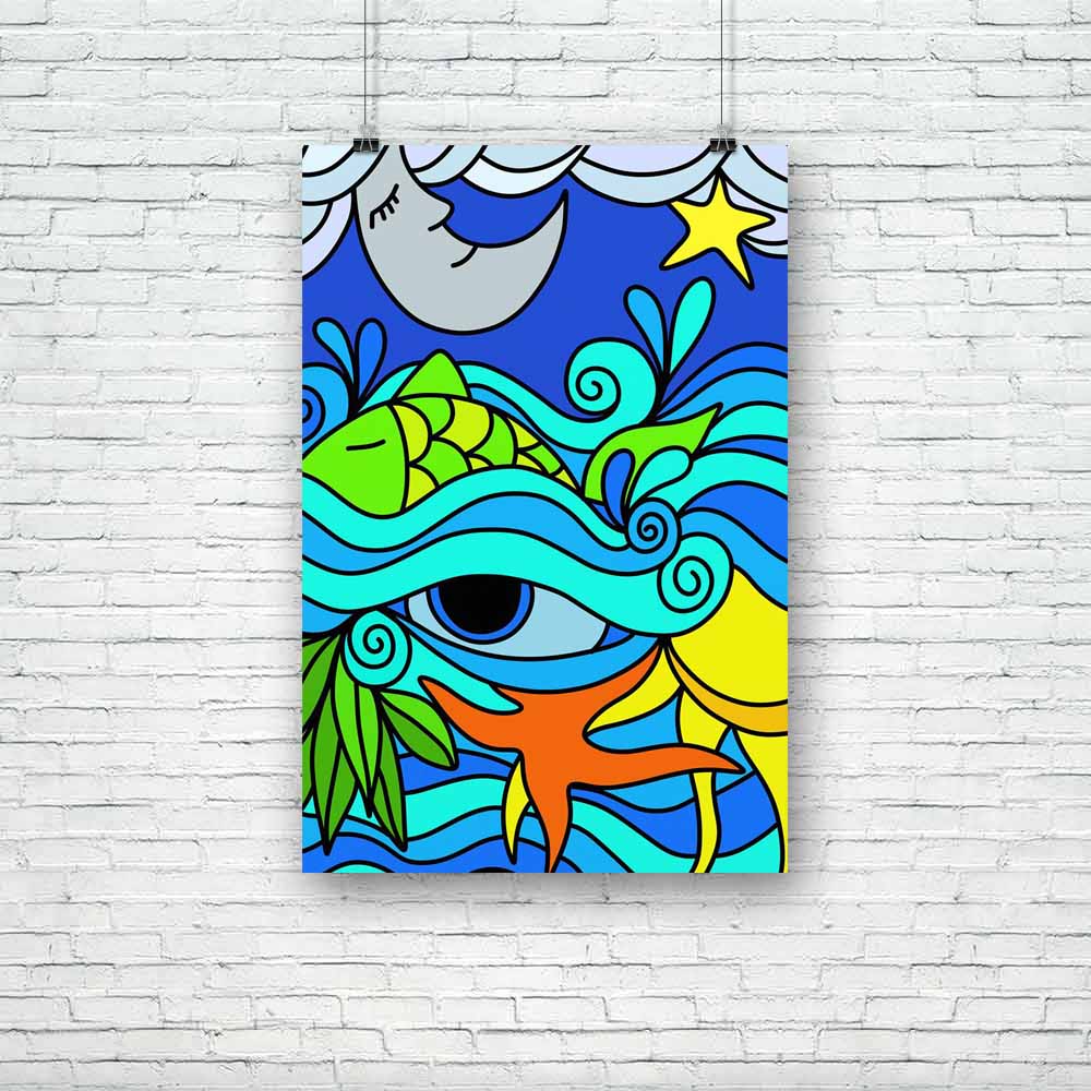 Sea At Night Unframed Paper Poster-Paper Posters Unframed-POS_UN-IC 5001218 IC 5001218, Abstract Expressionism, Abstracts, Semi Abstract, sea, at, night, unframed, paper, poster, abstract, background, artzfolio, posters, wall posters, posters for room, posters for room decoration, office poster, door poster, baby poster, motivational posters, posters for room boys, quotes, poster for wall decoration, friends poster, abstract paintings for living room, inspirational posters, room posters, wall posters for be