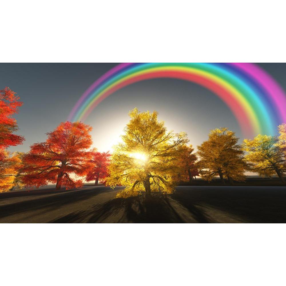 Pitaara Box Autumnal Rainbow Canvas Painting Synthetic Frame-Paintings MDF Framing-PBART14033665AFF_FR_L-Image Code 5001221 Vishnu Image Folio Pvt Ltd, IC 5001221, Pitaara Box, Paintings MDF Framing, Landscapes, Photography, autumnal, rainbow, canvas, painting, synthetic, frame, nature, sky, autumn, landscape, sunlight, weather, rain, beauty, cloud, rural, bright, season, light, outside, fresh, day, sunny, storm, background, yellow, view, vista, outdoor, natural, colorful, beautiful, colors, sunshine, color