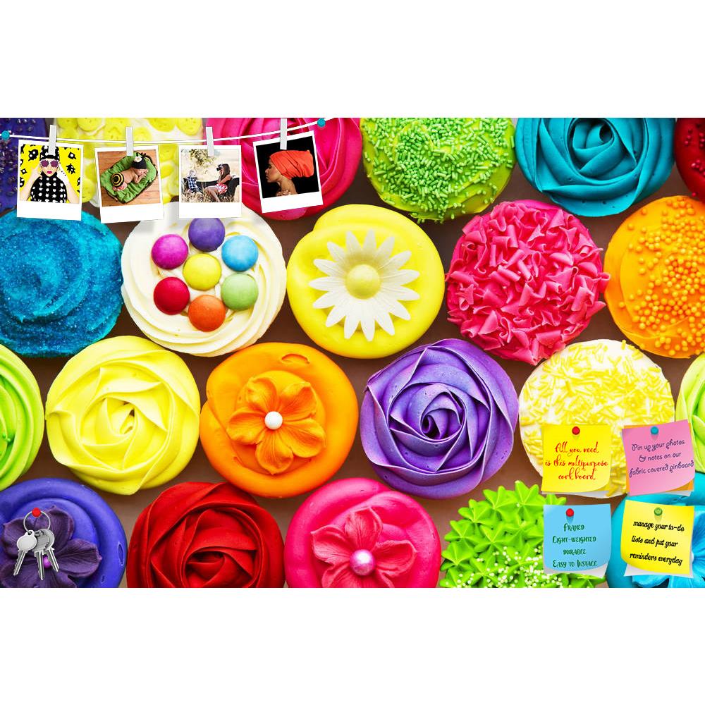 ArtzFolio Cupcakes Photo Printed Bulletin Board Notice Pin Board Soft Board | Frameless-Bulletin Boards Frameless-AZSAO14051467BLB_FL_L-Image Code 5001224 Vishnu Image Folio Pvt Ltd, IC 5001224, ArtzFolio, Bulletin Boards Frameless, Food & Beverage, Photography, cupcakes, photo, printed, bulletin, board, notice, pin, soft, frameless, pin up board, push pin board, extra large cork board, big pin board, notice board, small bulletin board, cork board, wall notice board, giant cork board, bulletin board, office