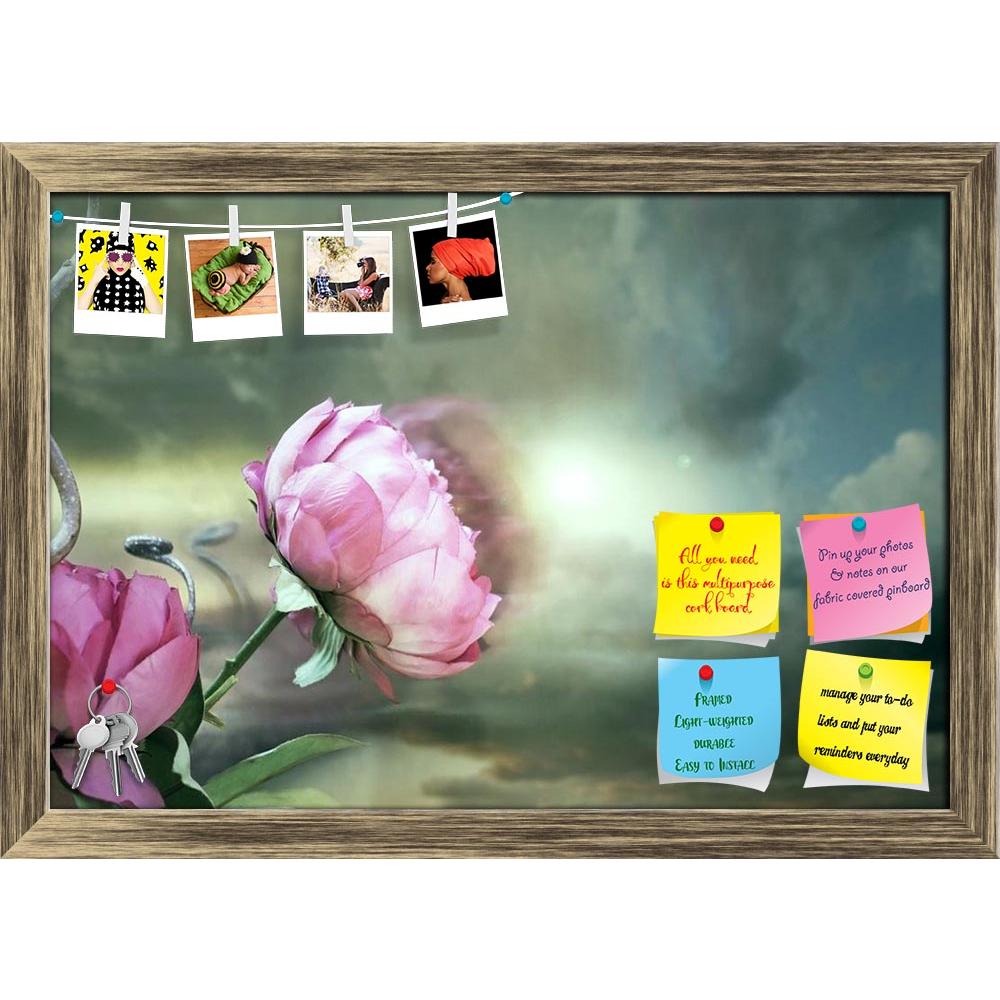 ArtzFolio Two Pink Roses With A Cloudy Sky Printed Bulletin Board Notice Pin Board Soft Board | Framed-Bulletin Boards Framed-AZSAO14090298BLB_FR_L-Image Code 5001225 Vishnu Image Folio Pvt Ltd, IC 5001225, ArtzFolio, Bulletin Boards Framed, Floral, Photography, two, pink, roses, with, a, cloudy, sky, printed, bulletin, board, notice, pin, soft, framed, fabric, beautiful, background, pin up board, push pin board, extra large cork board, big pin board, notice board, small bulletin board, cork board, wall not