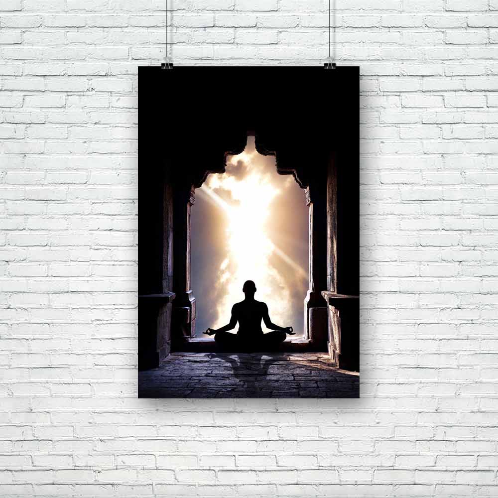 Yoga Meditation In Lotus Pose D1 Unframed Paper Poster-Paper Posters Unframed-POS_UN-IC 5001229 IC 5001229, Automobiles, Buddhism, Calligraphy, Health, Indian, Nature, Religion, Religious, Scenic, Space, Spiritual, Sports, Sunsets, Text, Transportation, Travel, Vehicles, yoga, meditation, in, lotus, pose, d1, unframed, paper, poster, chakra, india, inner, peace, arch, asana, bizarre, calm, class, clouds, concentration, connection, energy, exercise, fitness, freedom, gate, god, harmony, healthy, male, man, m