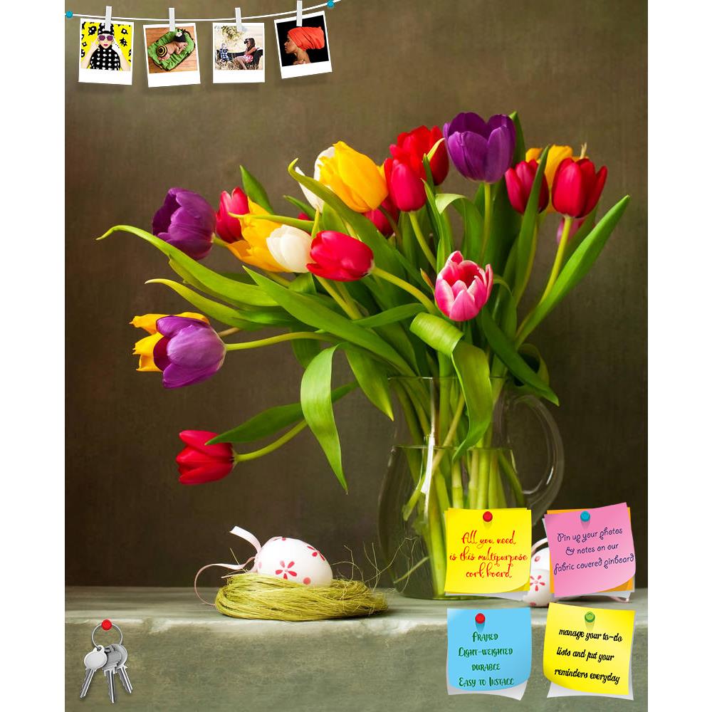 ArtzFolio Tulips & Easter Eggs Printed Bulletin Board Notice Pin Board Soft Board | Frameless-Bulletin Boards Frameless-AZSAO14180289BLB_FL_L-Image Code 5001235 Vishnu Image Folio Pvt Ltd, IC 5001235, ArtzFolio, Bulletin Boards Frameless, Floral, Still Life, Photography, tulips, easter, eggs, printed, bulletin, board, notice, pin, soft, frameless, still, life, pin up board, push pin board, extra large cork board, big pin board, notice board, small bulletin board, cork board, wall notice board, giant cork bo