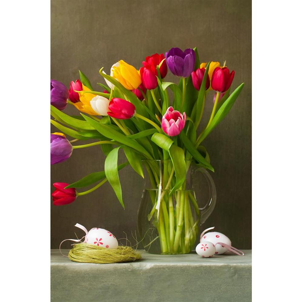 ArtzFolio Tulips & Easter Eggs Unframed Paper Poster-Paper Posters Unframed-AZART14180289POS_UN_L-Image Code 5001235 Vishnu Image Folio Pvt Ltd, IC 5001235, ArtzFolio, Paper Posters Unframed, Floral, Still Life, Photography, tulips, easter, eggs, unframed, paper, poster, wall, large, size, for, living, room, home, decoration, big, framed, decor, posters, pitaara, box, modern, art, with, frame, bedroom, amazonbasics, door, drawing, small, decorative, office, reception, multiple, friends, images, reprints, re