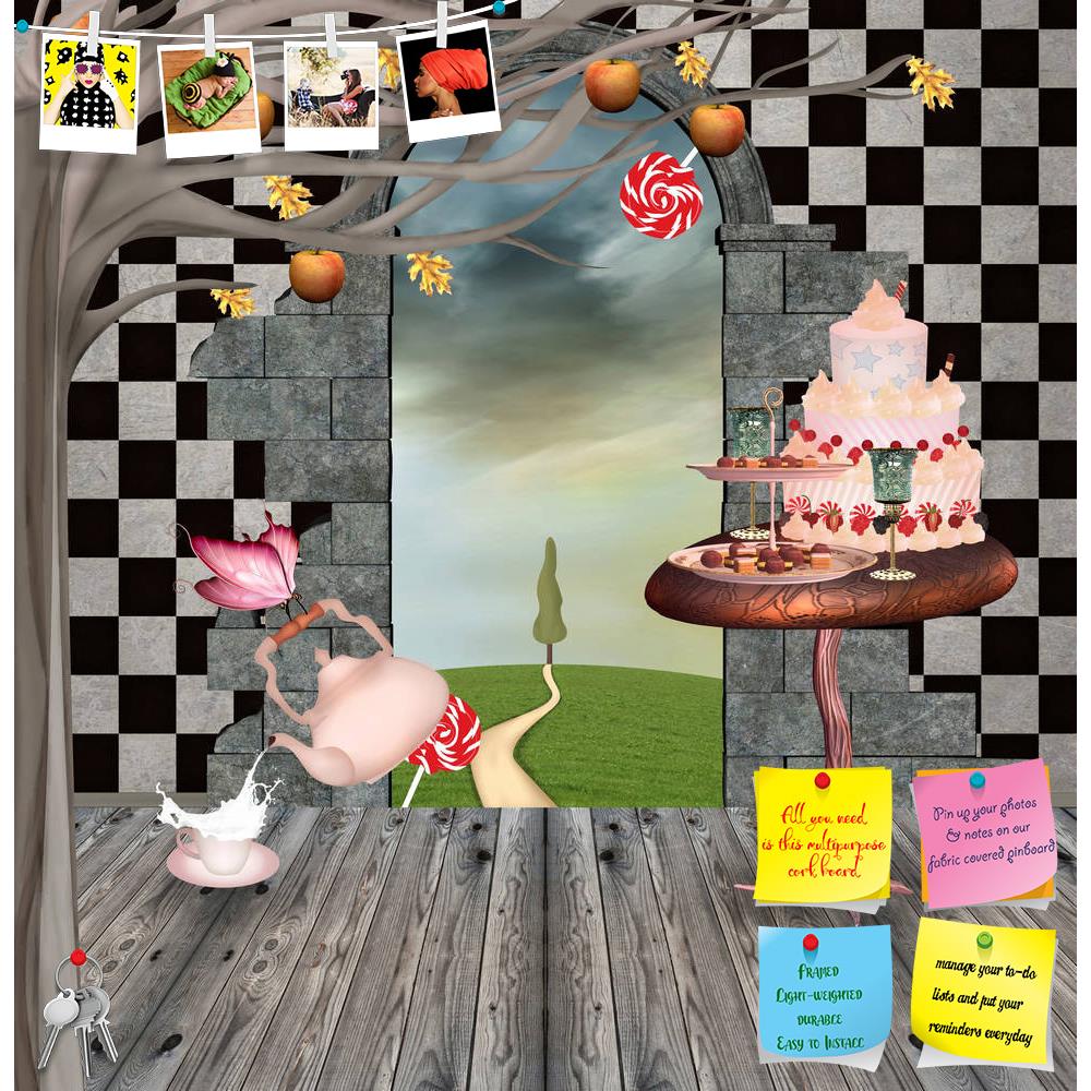 ArtzFolio The Temptations Room Printed Bulletin Board Notice Pin Board Soft Board | Frameless-Bulletin Boards Frameless-AZSAO14204785BLB_FL_L-Image Code 5001241 Vishnu Image Folio Pvt Ltd, IC 5001241, ArtzFolio, Bulletin Boards Frameless, Conceptual, Kids, Digital Art, the, temptations, room, printed, bulletin, board, notice, pin, soft, frameless, background, building, mushroom, surreal, painted, fantasy, banquet, digital, pathway, scenery, dessert, indoor, teapot, autumn, leaves, fairy, party, scene, fruit
