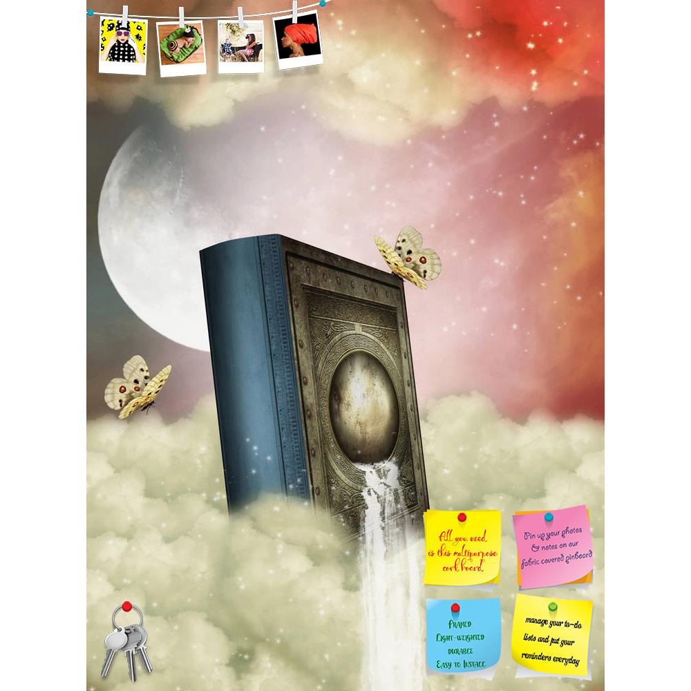 ArtzFolio Storybook With Waterfall Printed Bulletin Board Notice Pin Board Soft Board | Frameless-Bulletin Boards Frameless-AZSAO14331131BLB_FL_L-Image Code 5001256 Vishnu Image Folio Pvt Ltd, IC 5001256, ArtzFolio, Bulletin Boards Frameless, Fantasy, Kids, Landscapes, Digital Art, storybook, with, waterfall, printed, bulletin, board, notice, pin, soft, frameless, sky, pin up board, push pin board, extra large cork board, big pin board, notice board, small bulletin board, cork board, wall notice board, gian