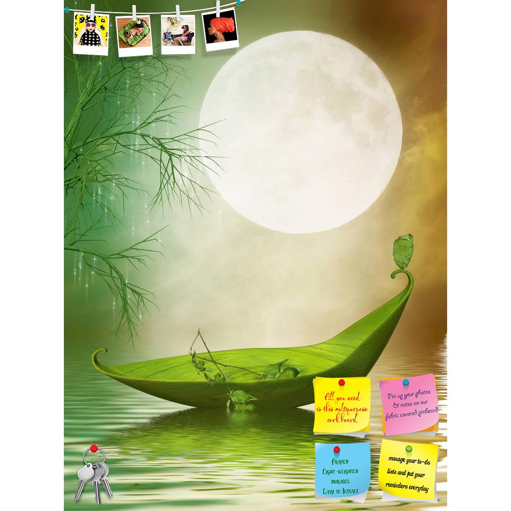ArtzFolio Leaf Boat In The Lake Printed Bulletin Board Notice Pin Board Soft Board | Frameless-Bulletin Boards Frameless-AZSAO14331134BLB_FL_L-Image Code 5001257 Vishnu Image Folio Pvt Ltd, IC 5001257, ArtzFolio, Bulletin Boards Frameless, Fantasy, Kids, Landscapes, Digital Art, leaf, boat, in, the, lake, printed, bulletin, board, notice, pin, soft, frameless, nigth, pin up board, push pin board, extra large cork board, big pin board, notice board, small bulletin board, cork board, wall notice board, giant 