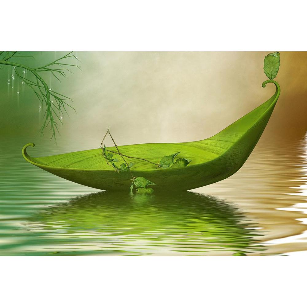 ArtzFolio Leaf Boat In The Lake Unframed Paper Poster-Paper Posters Unframed-AZART14331134POS_UN_L-Image Code 5001257 Vishnu Image Folio Pvt Ltd, IC 5001257, ArtzFolio, Paper Posters Unframed, Fantasy, Kids, Landscapes, Digital Art, leaf, boat, in, the, lake, unframed, paper, poster, wall, large, size, for, living, room, home, decoration, big, framed, decor, posters, pitaara, box, modern, art, with, frame, bedroom, amazonbasics, door, drawing, small, decorative, office, reception, multiple, friends, images,