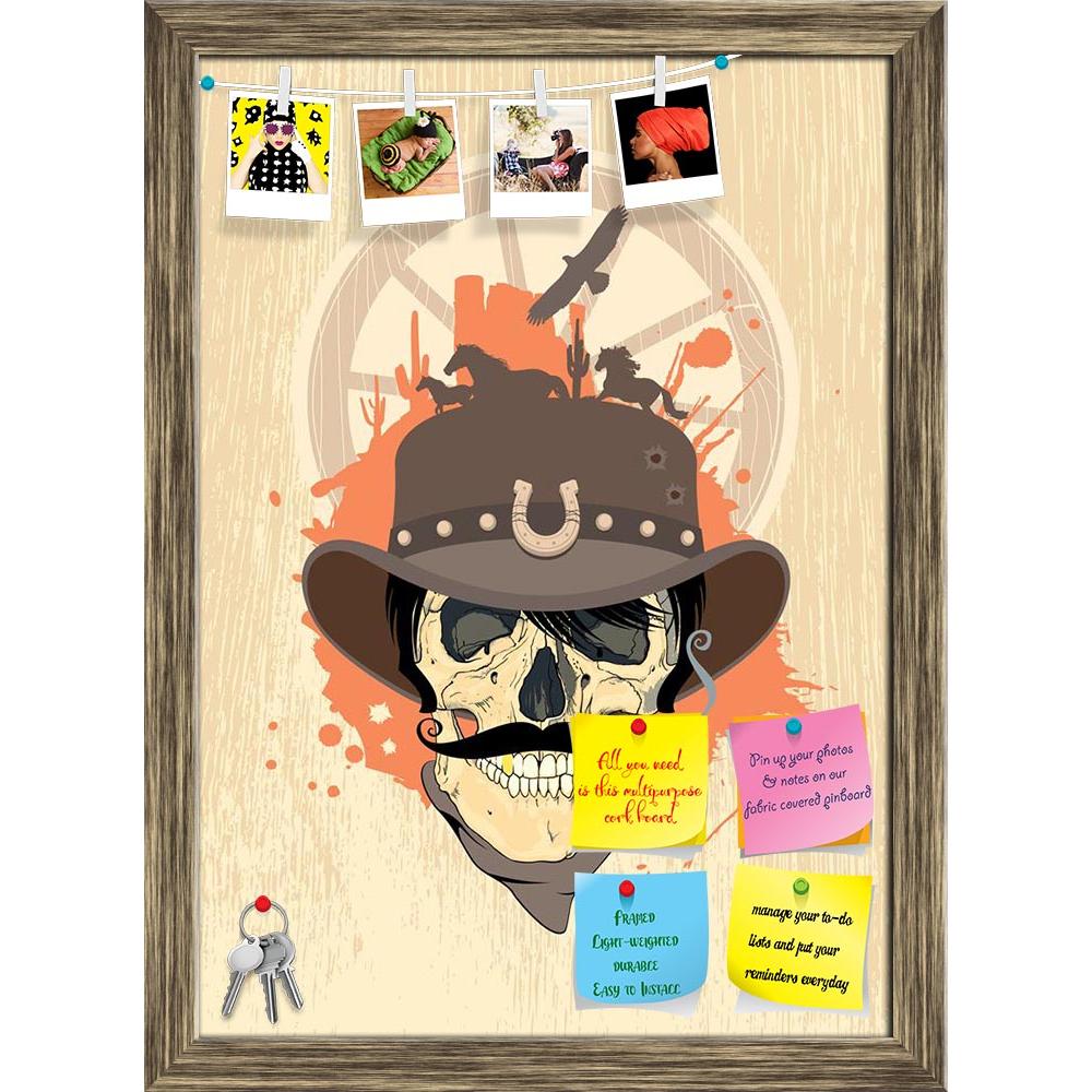 ArtzFolio West Design With Cowboy Skull Printed Bulletin Board Notice Pin Board Soft Board | Framed-Bulletin Boards Framed-AZSAO14341078BLB_FR_L-Image Code 5001259 Vishnu Image Folio Pvt Ltd, IC 5001259, ArtzFolio, Bulletin Boards Framed, Portraits, Digital Art, west, design, with, cowboy, skull, printed, bulletin, board, notice, pin, soft, framed, template, pin up board, push pin board, extra large cork board, big pin board, notice board, small bulletin board, cork board, wall notice board, giant cork boar