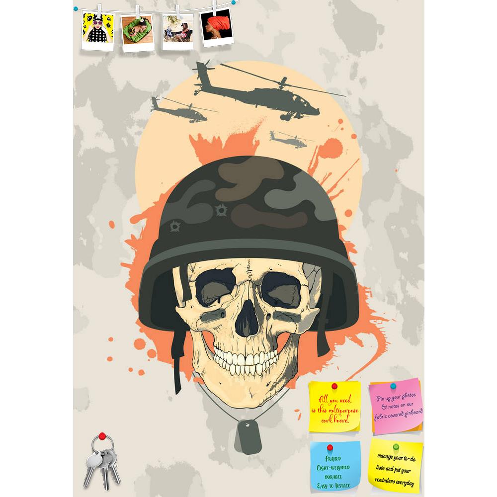 ArtzFolio Military Design With Human Skull Printed Bulletin Board Notice Pin Board Soft Board | Frameless-Bulletin Boards Frameless-AZSAO14341080BLB_FL_L-Image Code 5001261 Vishnu Image Folio Pvt Ltd, IC 5001261, ArtzFolio, Bulletin Boards Frameless, Portraits, Digital Art, military, design, with, human, skull, printed, bulletin, board, notice, pin, soft, frameless, template, pin up board, push pin board, extra large cork board, big pin board, notice board, small bulletin board, cork board, wall notice boar