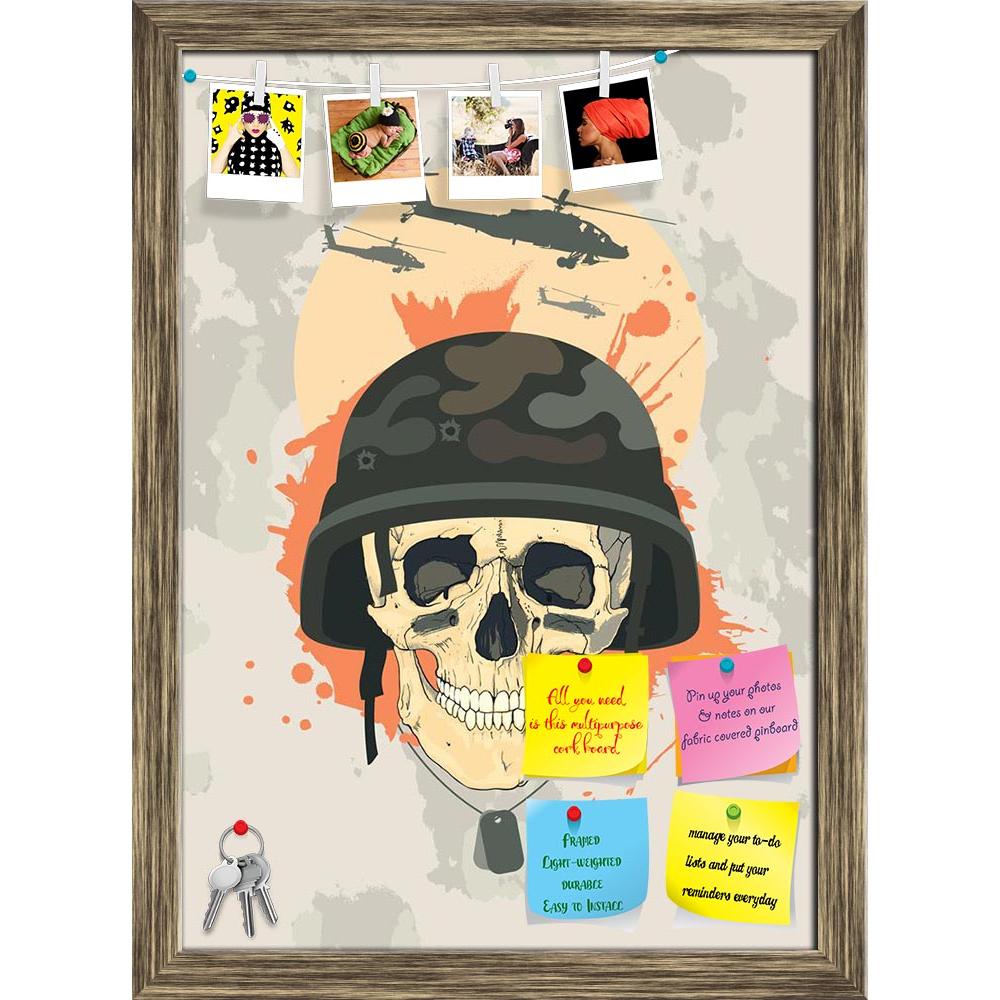 ArtzFolio Military Design With Human Skull Printed Bulletin Board Notice Pin Board Soft Board | Framed-Bulletin Boards Framed-AZSAO14341080BLB_FR_L-Image Code 5001261 Vishnu Image Folio Pvt Ltd, IC 5001261, ArtzFolio, Bulletin Boards Framed, Portraits, Digital Art, military, design, with, human, skull, printed, bulletin, board, notice, pin, soft, framed, template, pin up board, push pin board, extra large cork board, big pin board, notice board, small bulletin board, cork board, wall notice board, giant cor