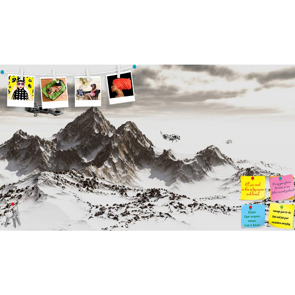 ArtzFolio Patrol Ships Flying Through Mountains Alien Planet Printed Bulletin Board Notice Pin Board Soft Board | Frameless-Bulletin Boards Frameless-AZSAO14378700BLB_FL_L-Image Code 5001268 Vishnu Image Folio Pvt Ltd, IC 5001268, ArtzFolio, Bulletin Boards Frameless, Fantasy, Landscapes, Photography, patrol, ships, flying, through, mountains, alien, planet, printed, bulletin, board, notice, pin, soft, frameless, science, fiction, scene, three, scout, icy, 3d, digitally, rendered, illustration, pin up board