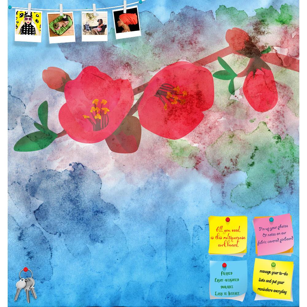 ArtzFolio Watercolor Garnet Flower Printed Bulletin Board Notice Pin Board Soft Board | Frameless-Bulletin Boards Frameless-AZSAO14390106BLB_FL_L-Image Code 5001273 Vishnu Image Folio Pvt Ltd, IC 5001273, ArtzFolio, Bulletin Boards Frameless, Floral, Fine Art Reprint, watercolor, garnet, flower, printed, bulletin, board, notice, pin, soft, frameless, colorful, background, pin up board, push pin board, extra large cork board, big pin board, notice board, small bulletin board, cork board, wall notice board, g