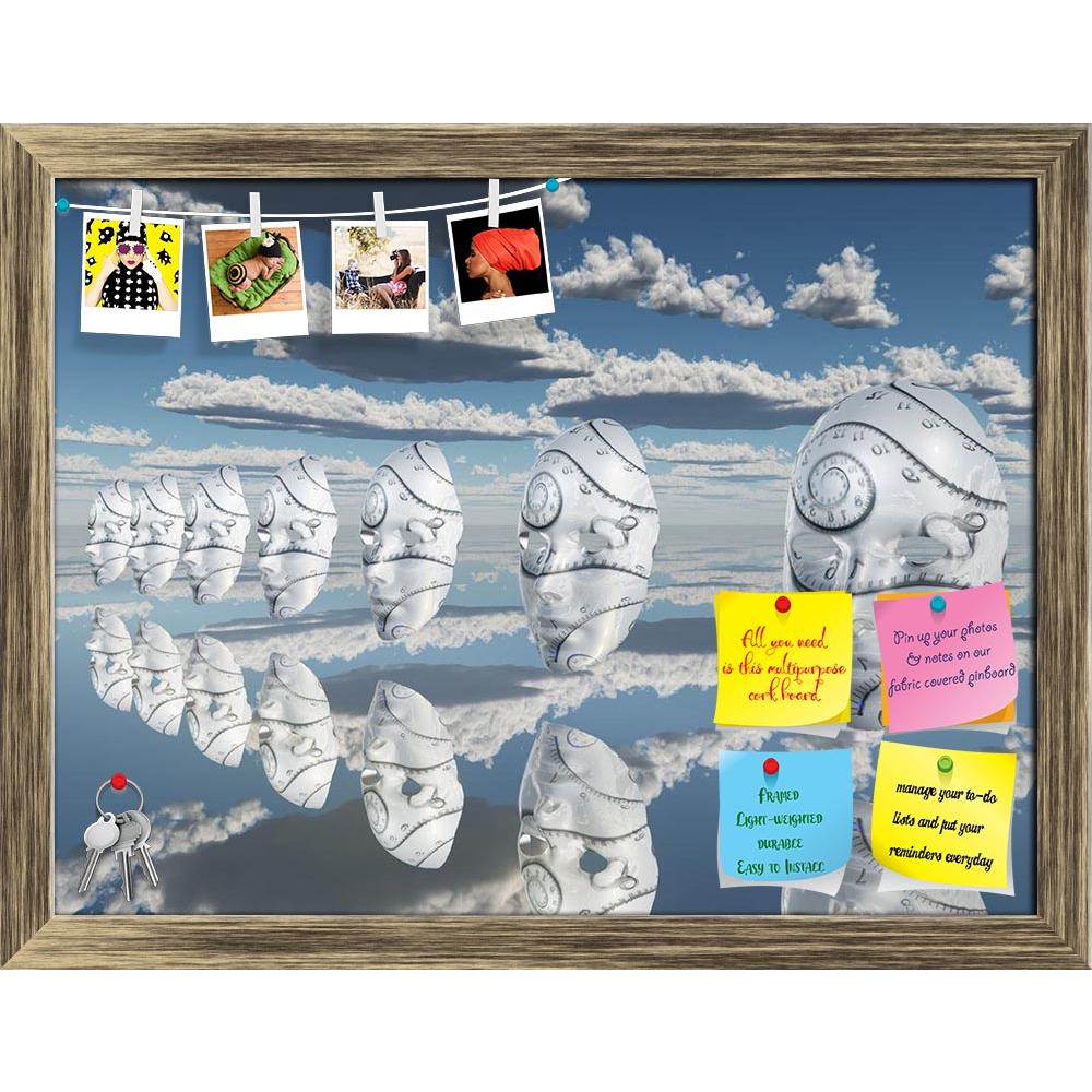 ArtzFolio Surreal White Faces Float About Reflecting Surface Printed Bulletin Board Notice Pin Board Soft Board | Framed-Bulletin Boards Framed-AZSAO14480961BLB_FR_L-Image Code 5001285 Vishnu Image Folio Pvt Ltd, IC 5001285, ArtzFolio, Bulletin Boards Framed, Abstract, Surrealism, Digital Art, surreal, white, faces, float, about, reflecting, surface, printed, bulletin, board, notice, pin, soft, framed, sureface, pin up board, push pin board, extra large cork board, big pin board, notice board, small bulleti