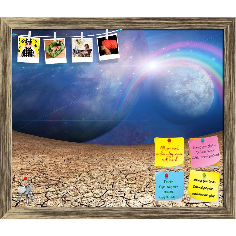 ArtzFolio Planets & Cracked Earth D2 Printed Bulletin Board Notice Pin Board Soft Board | Framed-Bulletin Boards Framed-AZSAO14481005BLB_FR_L-Image Code 5001286 Vishnu Image Folio Pvt Ltd, IC 5001286, ArtzFolio, Bulletin Boards Framed, Abstract, Digital Art, planets, cracked, earth, d2, printed, bulletin, board, notice, pin, soft, framed, pin up board, push pin board, extra large cork board, big pin board, notice board, small bulletin board, cork board, wall notice board, giant cork board, bulletin board, o