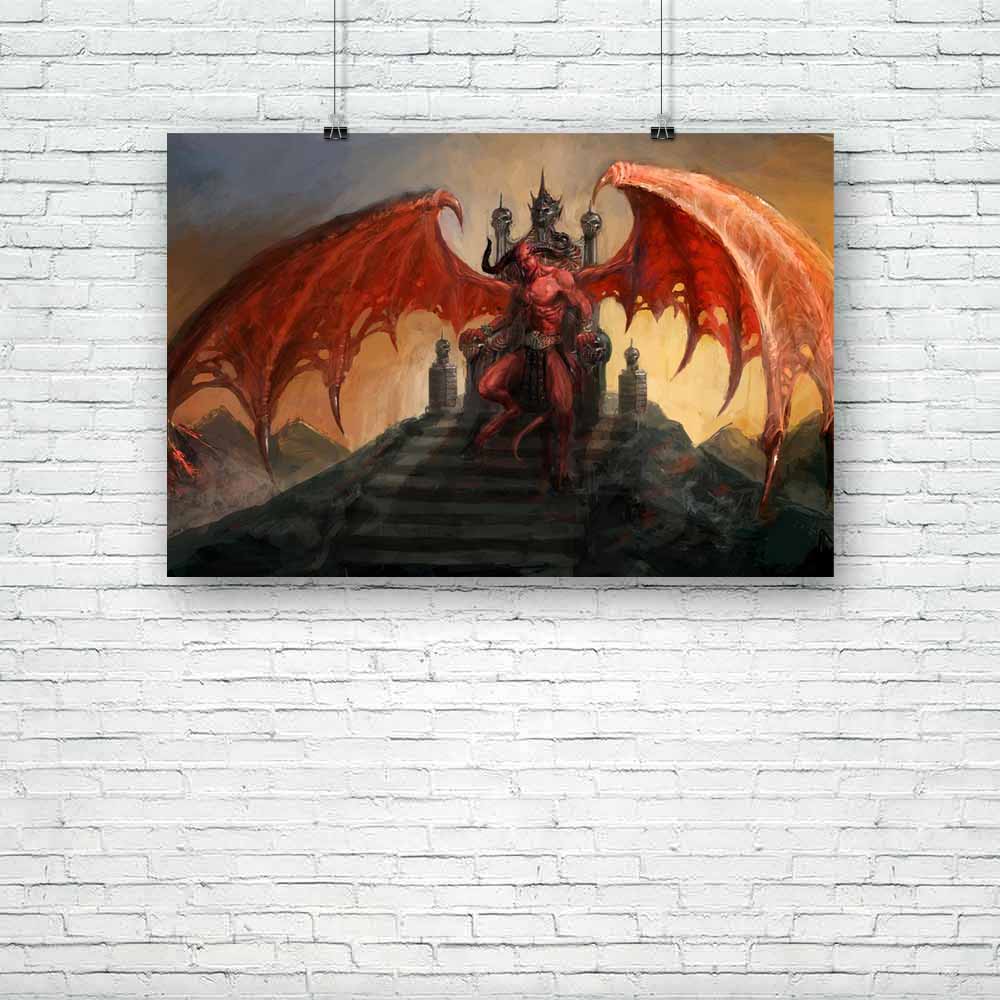 Devil's Throne Unframed Paper Poster-Paper Posters Unframed-POS_UN-IC 5001291 IC 5001291, Art and Paintings, Paintings, Religion, Religious, devil's, throne, unframed, paper, poster, devil, hell, satan, lucifer, demons, demon, afterlife, anger, angry, art, bad, body, burnt, cooking, demonic, desire, diabolic, ember, energy, evil, fiery, heat, horns, hot, imaginary, inferno, myth, mythology, painting, rage, red, spirit, stare, underworld, volcano, wrath, artzfolio, posters, wall posters, posters for room, po