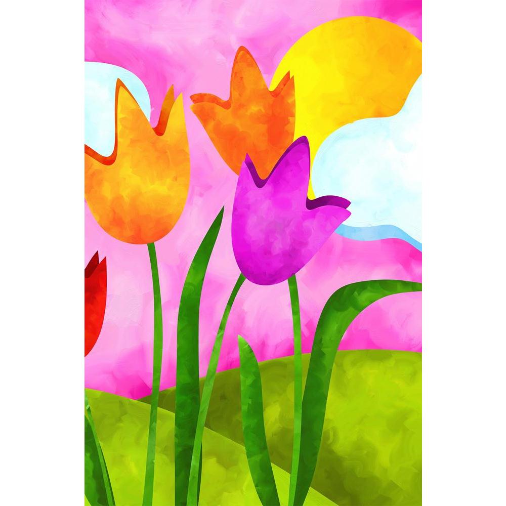 ArtzFolio Tulips & Sun Unframed Paper Poster-Paper Posters Unframed-AZART14523993POS_UN_L-Image Code 5001292 Vishnu Image Folio Pvt Ltd, IC 5001292, ArtzFolio, Paper Posters Unframed, Floral, Digital Art, tulips, sun, unframed, paper, poster, wall, large, size, for, living, room, home, decoration, big, framed, decor, posters, pitaara, box, modern, art, with, frame, bedroom, amazonbasics, door, drawing, small, decorative, office, reception, multiple, friends, images, reprints, reprint, kids, bathroom, design