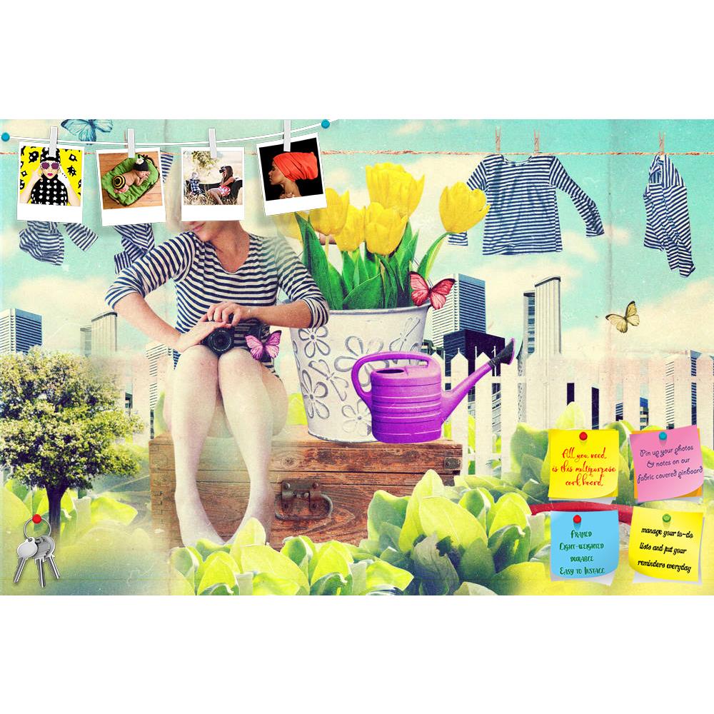 ArtzFolio Young Woman In Flowers Printed Bulletin Board Notice Pin Board Soft Board | Frameless-Bulletin Boards Frameless-AZSAO14545113BLB_FL_L-Image Code 5001301 Vishnu Image Folio Pvt Ltd, IC 5001301, ArtzFolio, Bulletin Boards Frameless, Conceptual, Fashion, Figurative, Photography, young, woman, in, flowers, printed, bulletin, board, notice, pin, soft, frameless, art, collage, beautiful, vintage, aged, air, beauty, city, clouds, color, compilation, concept, day, design, dream, dress, female, field, fron