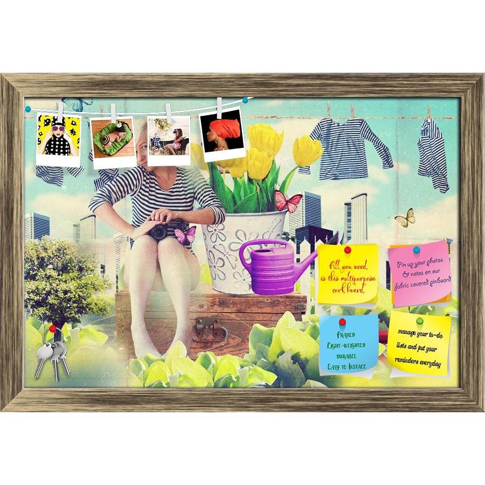 ArtzFolio Young Woman In Flowers Printed Bulletin Board Notice Pin Board Soft Board | Framed-Bulletin Boards Framed-AZSAO14545113BLB_FR_L-Image Code 5001301 Vishnu Image Folio Pvt Ltd, IC 5001301, ArtzFolio, Bulletin Boards Framed, Conceptual, Fashion, Figurative, Photography, young, woman, in, flowers, printed, bulletin, board, notice, pin, soft, framed, art, collage, beautiful, vintage, aged, air, beauty, city, clouds, color, compilation, concept, day, design, dream, dress, female, field, front, girl, gla