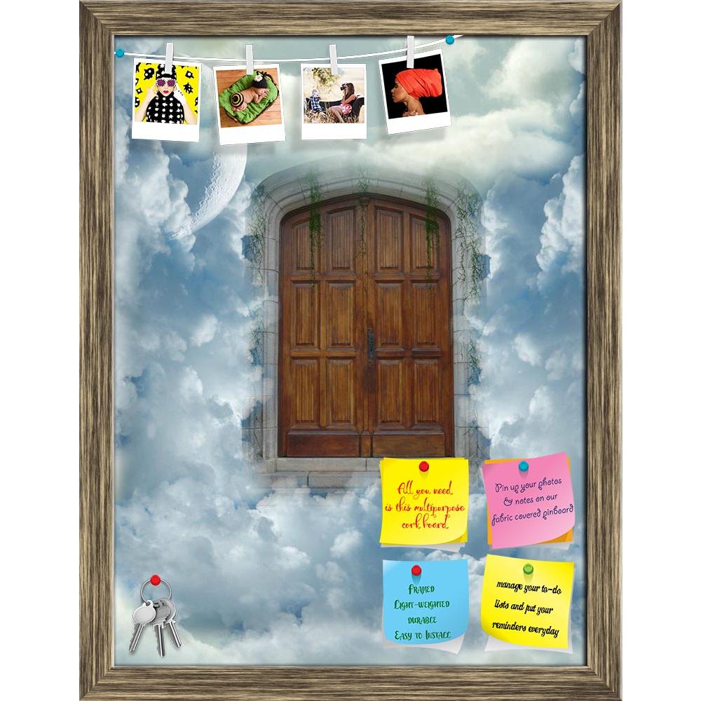 ArtzFolio Heaven Door With Moon Printed Bulletin Board Notice Pin Board Soft Board | Framed-Bulletin Boards Framed-AZSAO14548221BLB_FR_L-Image Code 5001307 Vishnu Image Folio Pvt Ltd, IC 5001307, ArtzFolio, Bulletin Boards Framed, Fantasy, Kids, Digital Art, heaven, door, with, moon, printed, bulletin, board, notice, pin, soft, framed, clouds, big, pin up board, push pin board, extra large cork board, big pin board, notice board, small bulletin board, cork board, wall notice board, giant cork board, bulleti