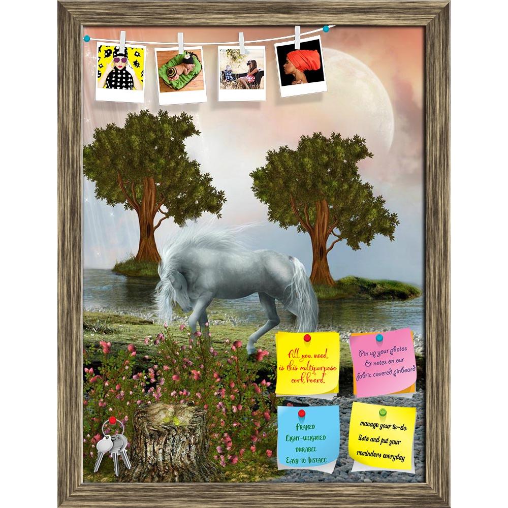 ArtzFolio Fantasy Landscape D2 Printed Bulletin Board Notice Pin Board Soft Board | Framed-Bulletin Boards Framed-AZSAO14548315BLB_FR_L-Image Code 5001319 Vishnu Image Folio Pvt Ltd, IC 5001319, ArtzFolio, Bulletin Boards Framed, Animals, Fantasy, Digital Art, landscape, d2, printed, bulletin, board, notice, pin, soft, framed, horse, two, trees, pin up board, push pin board, extra large cork board, big pin board, notice board, small bulletin board, cork board, wall notice board, giant cork board, bulletin b
