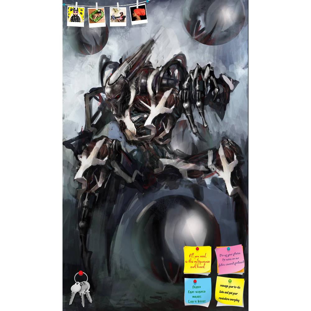 ArtzFolio Bionic Cybernetics Alien Worior D2 Printed Bulletin Board Notice Pin Board Soft Board | Frameless-Bulletin Boards Frameless-AZSAO14549800BLB_FL_L-Image Code 5001320 Vishnu Image Folio Pvt Ltd, IC 5001320, ArtzFolio, Bulletin Boards Frameless, Fantasy, Fine Art Reprint, bionic, cybernetics, alien, worior, d2, printed, bulletin, board, notice, pin, soft, frameless, concept, pin up board, push pin board, extra large cork board, big pin board, notice board, small bulletin board, cork board, wall notic