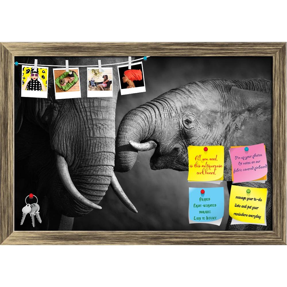 ArtzFolio Elephants Showing Affection Printed Bulletin Board Notice Pin Board Soft Board | Framed-Bulletin Boards Framed-AZSAO14557134BLB_FR_L-Image Code 5001322 Vishnu Image Folio Pvt Ltd, IC 5001322, ArtzFolio, Bulletin Boards Framed, Animals, Photography, elephants, showing, affection, printed, bulletin, board, notice, pin, soft, framed, artistic, processing, pin up board, push pin board, extra large cork board, big pin board, notice board, small bulletin board, cork board, wall notice board, giant cork 
