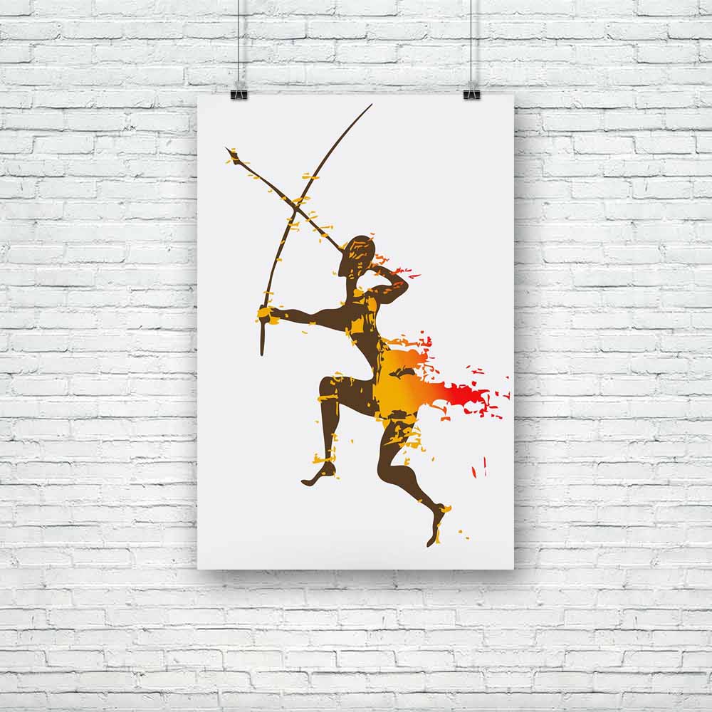 Traditional Ritual Dance D3 Unframed Paper Poster-Paper Posters Unframed-POS_UN-IC 5001332 IC 5001332, Abstract Expressionism, Abstracts, African, Ancient, Art and Paintings, Cities, City Views, Culture, Dance, Ethnic, Historical, Icons, Illustrations, Medieval, Music and Dance, Paintings, People, Semi Abstract, Signs, Signs and Symbols, Symbols, Traditional, Tribal, Vintage, World Culture, ritual, d3, unframed, paper, poster, abstract, adventure, africa, art, authentic, beautiful, beauty, body, bow, brown,