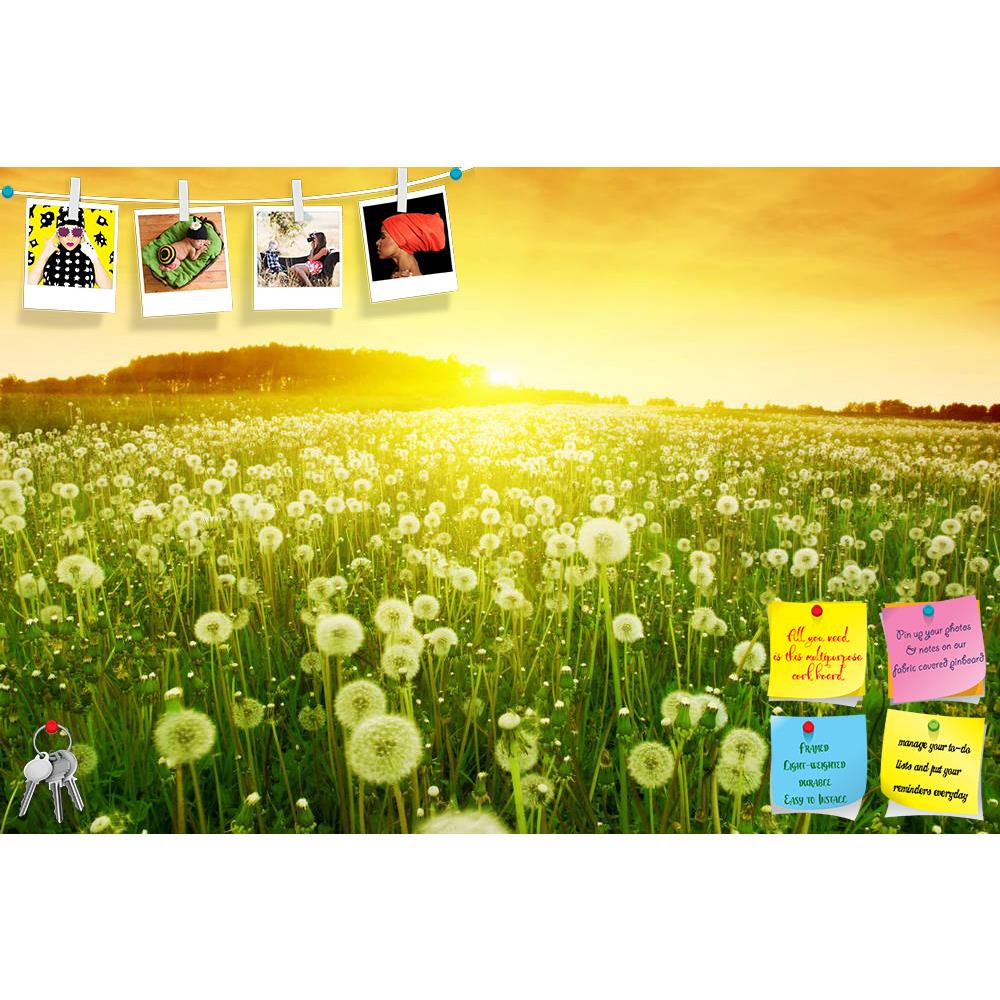 ArtzFolio Dandelions In Meadow During Sunset Printed Bulletin Board Notice Pin Board Soft Board | Frameless-Bulletin Boards Frameless-AZSAO14666974BLB_FL_L-Image Code 5001351 Vishnu Image Folio Pvt Ltd, IC 5001351, ArtzFolio, Bulletin Boards Frameless, Floral, Landscapes, Photography, dandelions, in, meadow, during, sunset, printed, bulletin, board, notice, pin, soft, frameless, dandelion, nature, sunlight, field, vibrant, color, outdoors, scene, grass, plant, summer, flower, spring, pasture, tranquil, sun,