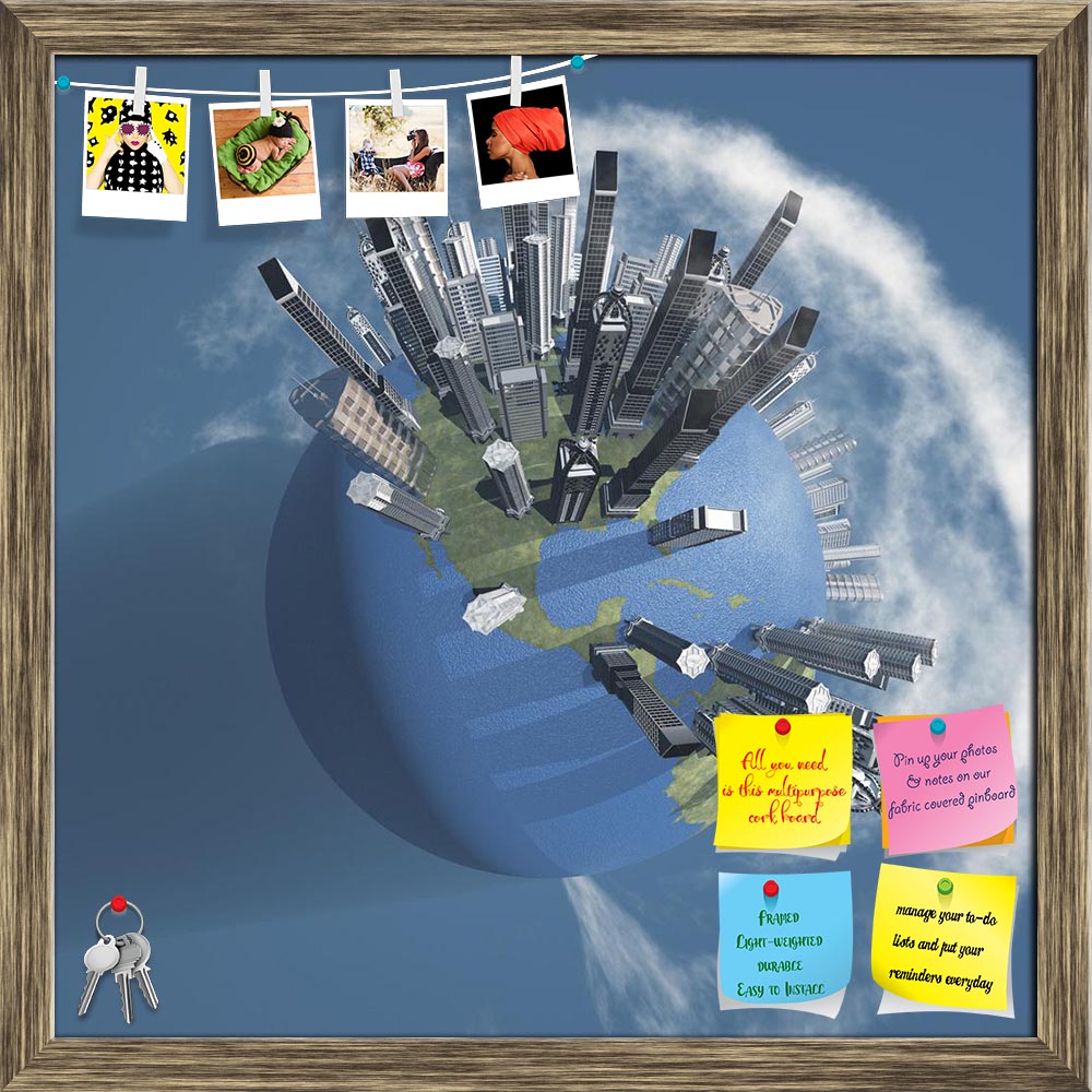 ArtzFolio City Earth With Clouds D1 Printed Bulletin Board Notice Pin Board Soft Board | Framed-Bulletin Boards Framed-AZSAO14671990BLB_FR_L-Image Code 5001355 Vishnu Image Folio Pvt Ltd, IC 5001355, ArtzFolio, Bulletin Boards Framed, Conceptual, Places, Digital Art, city, earth, with, clouds, d1, printed, bulletin, board, notice, pin, soft, framed, metropolis, metropolitan, fantasy, fiction, cloud, planet, global, globe, concept, world, science, space, technology, orb, relief, worldwide, continent, interna