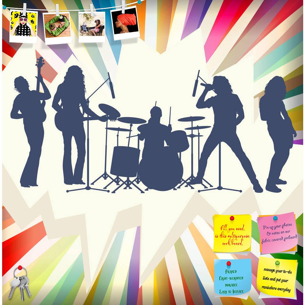 ArtzFolio Rock Concert Band Printed Bulletin Board Notice Pin Board Soft Board | Frameless-Bulletin Boards Frameless-AZSAO14701213BLB_FL_L-Image Code 5001365 Vishnu Image Folio Pvt Ltd, IC 5001365, ArtzFolio, Bulletin Boards Frameless, Kids, Music & Dance, Digital Art, rock, concert, band, printed, bulletin, board, notice, pin, soft, frameless, silhouettes, burst, background, vector, pin up board, push pin board, extra large cork board, big pin board, notice board, small bulletin board, cork board, wall not