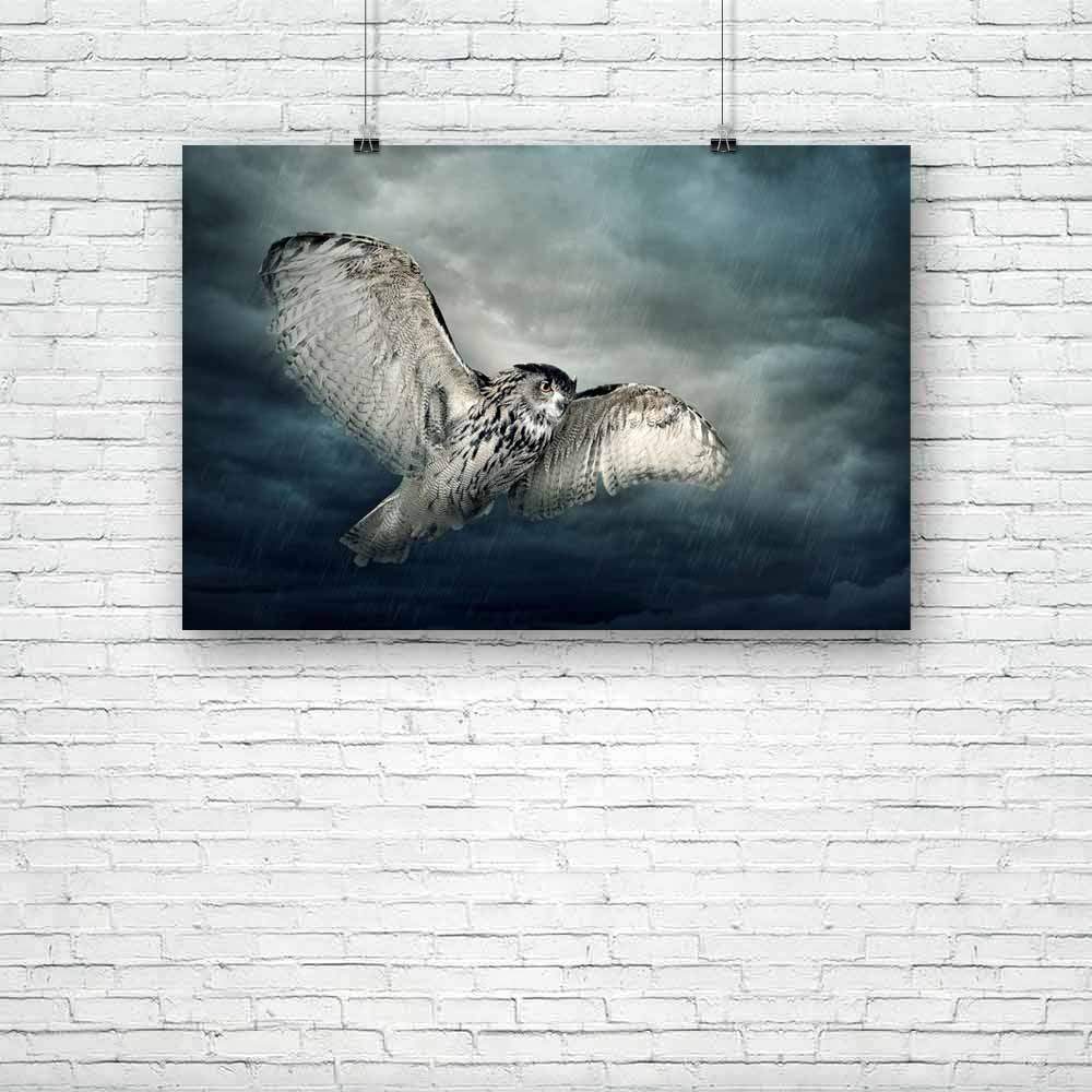 Owl Bird Unframed Paper Poster-Paper Posters Unframed-POS_UN-IC 5001368 IC 5001368, Ancient, Architecture, Birds, Black, Black and White, Fantasy, Historical, Medieval, Signs and Symbols, Symbols, Vintage, owl, bird, unframed, paper, poster, owls, wizard, flying, night, antique, autumn, blue, cloud, dark, darkness, dramatic, dreams, emotion, evening, evil, fable, fairy, fairytale, ghost, gloomy, halloween, horror, imagination, imagine, magic, midnight, mist, moon, mysterious, palace, place, sky, snow, spook