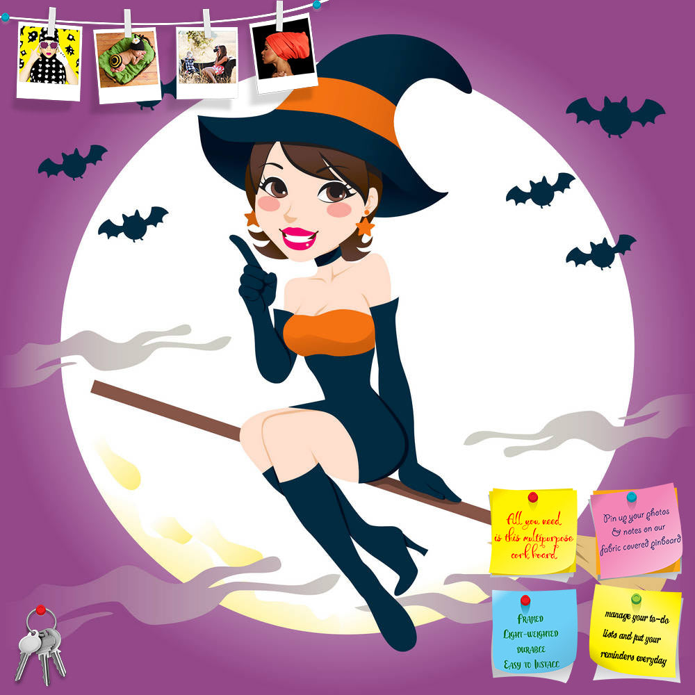 ArtzFolio Woman Flying In Front Of Moon Printed Bulletin Board Notice Pin Board Soft Board | Frameless-Bulletin Boards Frameless-AZSAO14712033BLB_FL_L-Image Code 5001371 Vishnu Image Folio Pvt Ltd, IC 5001371, ArtzFolio, Bulletin Boards Frameless, Kids, Digital Art, woman, flying, in, front, of, moon, printed, bulletin, board, notice, pin, soft, frameless, beautiful, witch, full, magical, broom, pin up board, push pin board, extra large cork board, big pin board, notice board, small bulletin board, cork boa