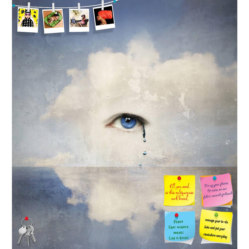 ArtzFolio Human Eye Crying In The Clouds Printed Bulletin Board Notice Pin Board Soft Board | Frameless-Bulletin Boards Frameless-AZSAO14713064BLB_FL_L-Image Code 5001373 Vishnu Image Folio Pvt Ltd, IC 5001373, ArtzFolio, Bulletin Boards Frameless, Conceptual, Digital Art, human, eye, crying, in, the, clouds, printed, bulletin, board, notice, pin, soft, frameless, fantasy, concept, pin up board, push pin board, extra large cork board, big pin board, notice board, small bulletin board, cork board, wall notic