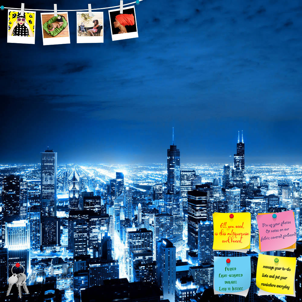 ArtzFolio Aerial View of Financial District Chicago, USA Printed Bulletin Board Notice Pin Board Soft Board | Frameless-Bulletin Boards Frameless-AZSAO14721748BLB_FL_L-Image Code 5001374 Vishnu Image Folio Pvt Ltd, IC 5001374, ArtzFolio, Bulletin Boards Frameless, Places, Photography, aerial, view, of, financial, district, chicago, usa, printed, bulletin, board, notice, pin, soft, frameless, architecture, banking, blue, buildings, built, business, city, cityscape, commercial, concept, corporate, dark, downt