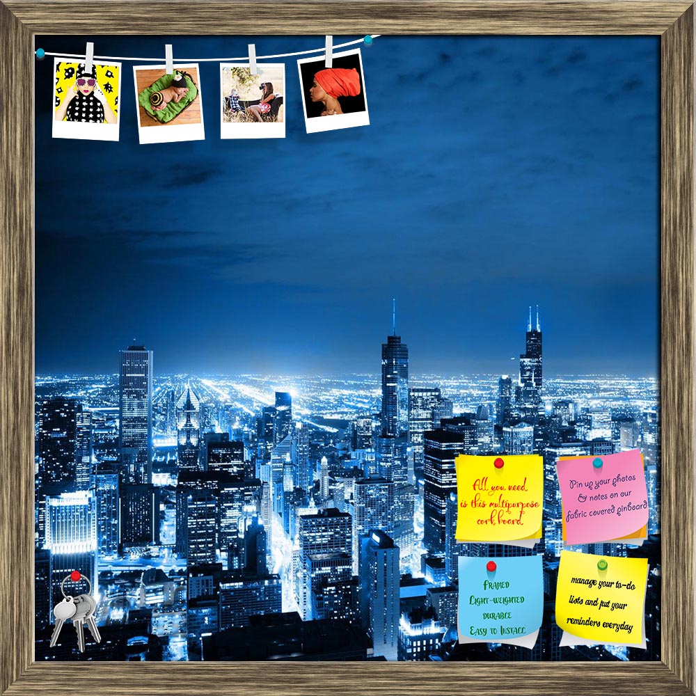 ArtzFolio Aerial View of Financial District Chicago, USA Printed Bulletin Board Notice Pin Board Soft Board | Framed-Bulletin Boards Framed-AZSAO14721748BLB_FR_L-Image Code 5001374 Vishnu Image Folio Pvt Ltd, IC 5001374, ArtzFolio, Bulletin Boards Framed, Places, Photography, aerial, view, of, financial, district, chicago, usa, printed, bulletin, board, notice, pin, soft, framed, architecture, banking, blue, buildings, built, business, city, cityscape, commercial, concept, corporate, dark, downtown, dramati