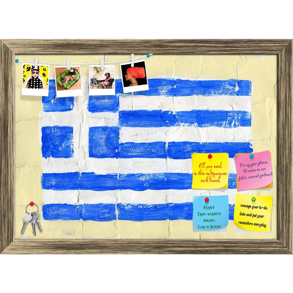 ArtzFolio Flag Of Greece Printed Bulletin Board Notice Pin Board Soft Board | Framed-Bulletin Boards Framed-AZSAO14725055BLB_FR_L-Image Code 5001383 Vishnu Image Folio Pvt Ltd, IC 5001383, ArtzFolio, Bulletin Boards Framed, Places, Fine Art Reprint, flag, of, greece, printed, bulletin, board, notice, pin, soft, framed, hand, painted, acrylic, pin up board, push pin board, extra large cork board, big pin board, notice board, small bulletin board, cork board, wall notice board, giant cork board, bulletin boar