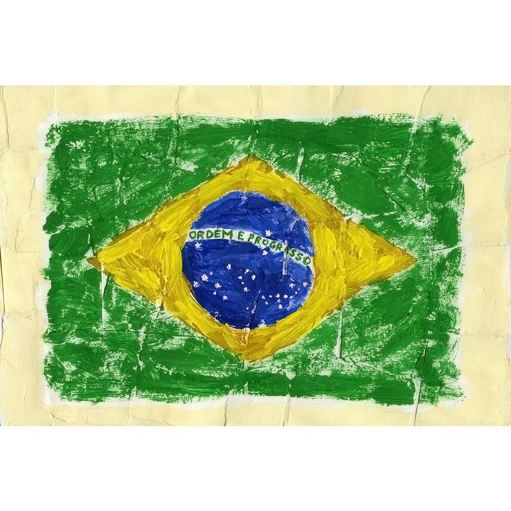ArtzFolio Flag Of Brazil Unframed Paper Poster-Paper Posters Unframed-AZART14725059POS_UN_L-Image Code 5001386 Vishnu Image Folio Pvt Ltd, IC 5001386, ArtzFolio, Paper Posters Unframed, Places, Fine Art Reprint, flag, of, brazil, unframed, paper, poster, wall, large, size, for, living, room, home, decoration, big, framed, decor, posters, pitaara, box, modern, art, with, frame, bedroom, amazonbasics, door, drawing, small, decorative, office, reception, multiple, friends, images, reprints, reprint, kids, bath