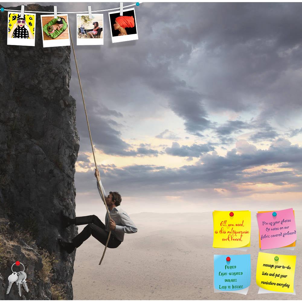 ArtzFolio Man Climbs The Mountain Printed Bulletin Board Notice Pin Board Soft Board | Frameless-Bulletin Boards Frameless-AZSAO14734976BLB_FL_L-Image Code 5001396 Vishnu Image Folio Pvt Ltd, IC 5001396, ArtzFolio, Bulletin Boards Frameless, Conceptual, Photography, man, climbs, the, mountain, printed, bulletin, board, notice, pin, soft, frameless, businessman, concept, professional, success, pin up board, push pin board, extra large cork board, big pin board, notice board, small bulletin board, cork board,